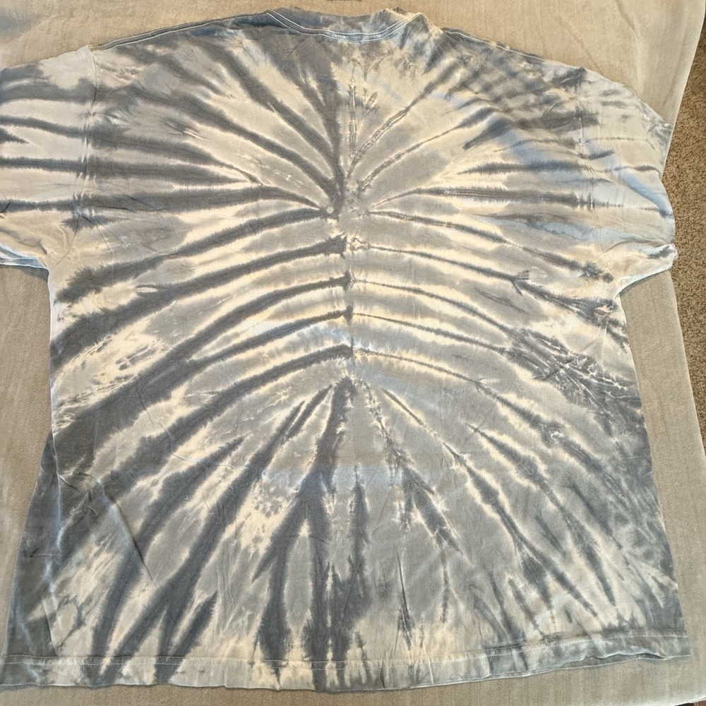 Liquid Blue Wolf T Shirt 4XL Bronze Tie Dye Gray Wildlife Graphic 2003 Brian Fox - Picture 3 of 6